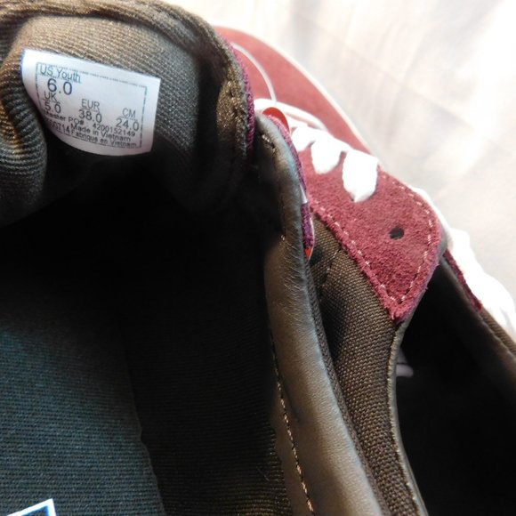 VANS Ward Suede/Canvas Port Royale /White Youth Kids Sneakers Size 6 New in Box - Picture 7 of 8